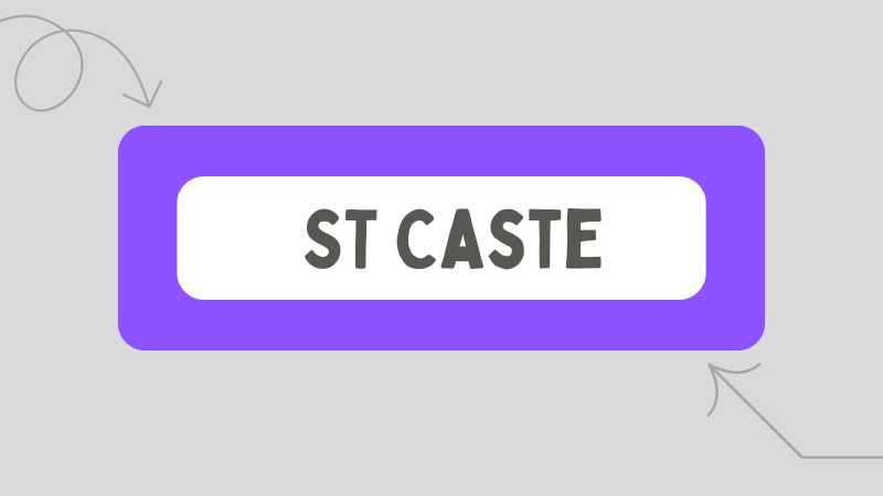 caste, st caste, st caste full form, st caste full form in marathi, st caste meaning in marathi