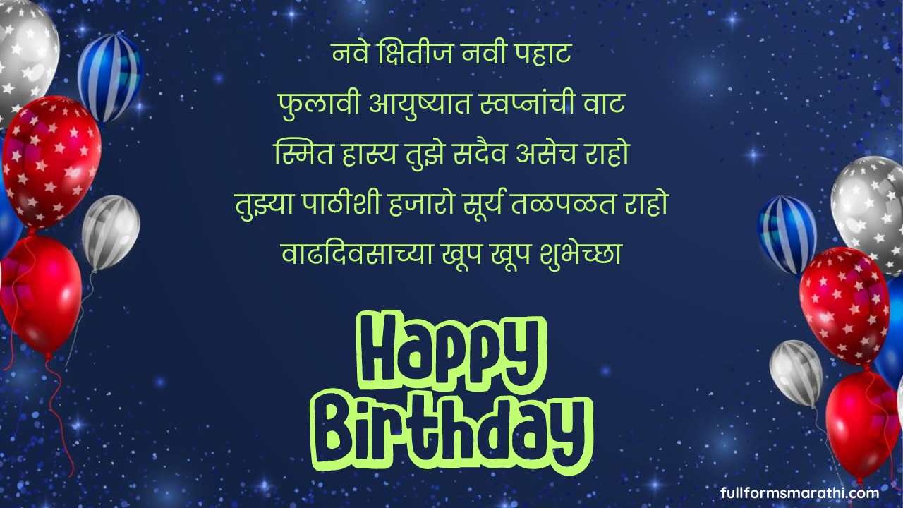 Wife birthday wishes Marathi